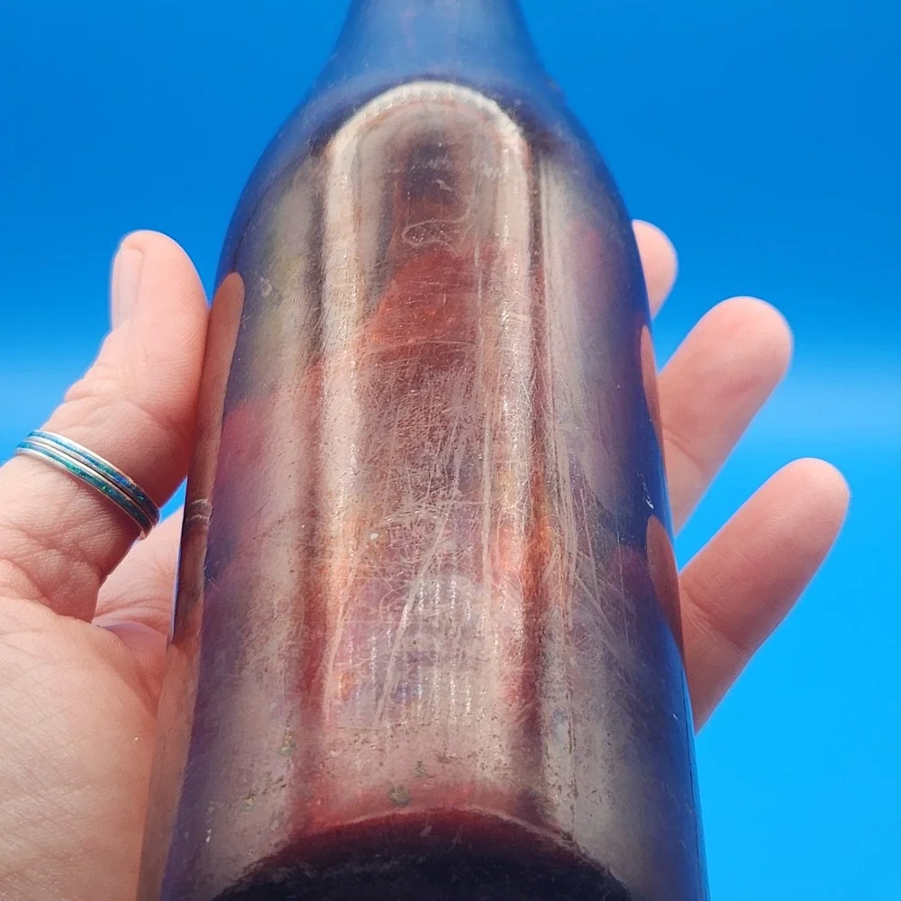 Rare 1920's Cerveza Hatuey Bacardi Cuban Beer Bottle Brockway Glass Mold 1280